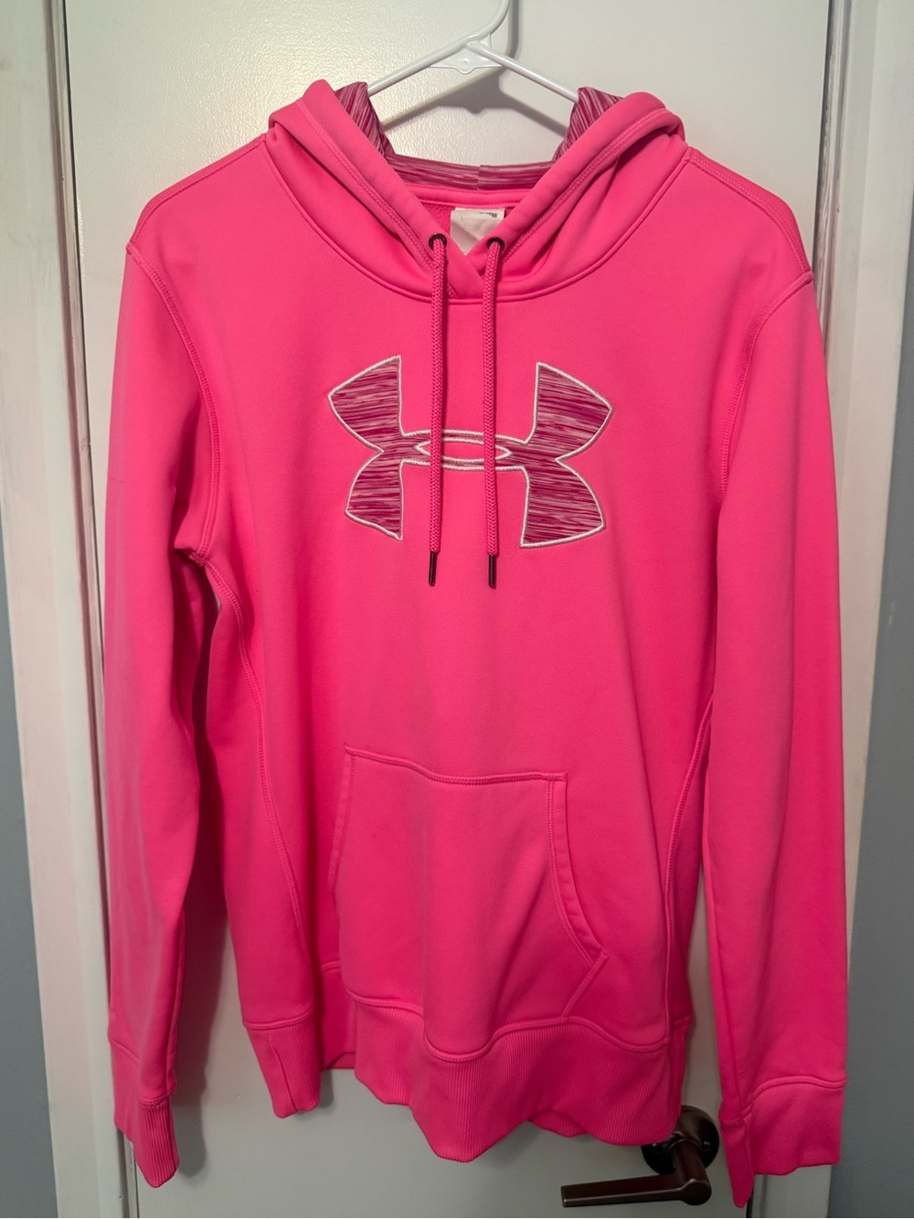 Under Armour Pink Logo Hoodi